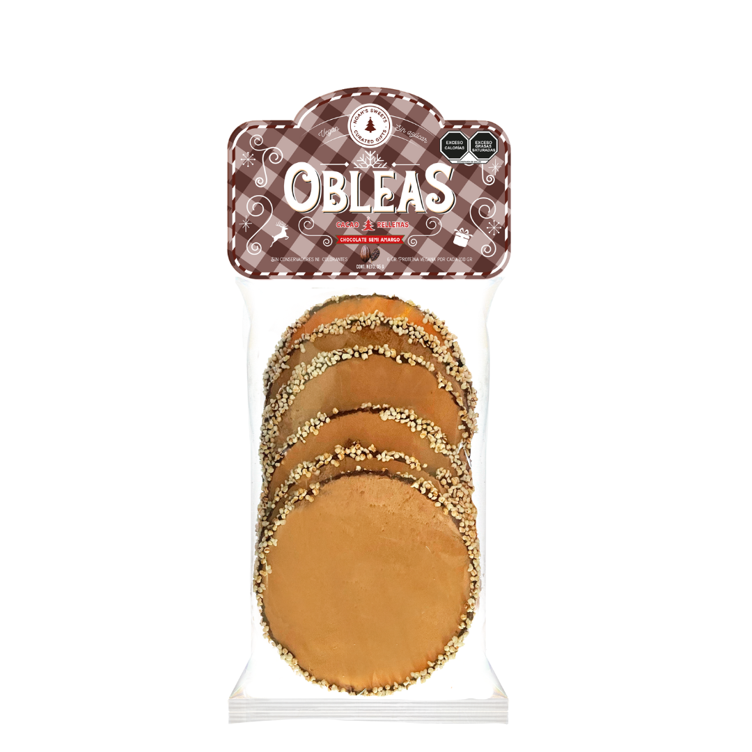 Obleas de Cacao Rellenas